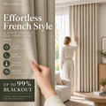 Blackout Curtains – Thermal Insulated Modern Drapes for Bedroom & Living Room