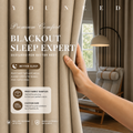 Luxury Double-Sided Chenille Blackout Curtains – 99% Light Blocking Pinch Pleat Drapes