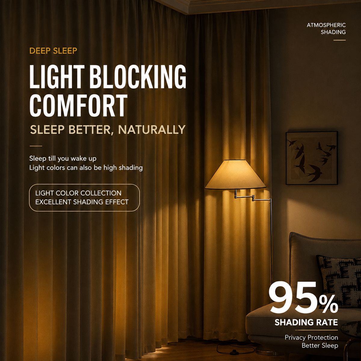 Avery Linen-Blend Blackout Curtains