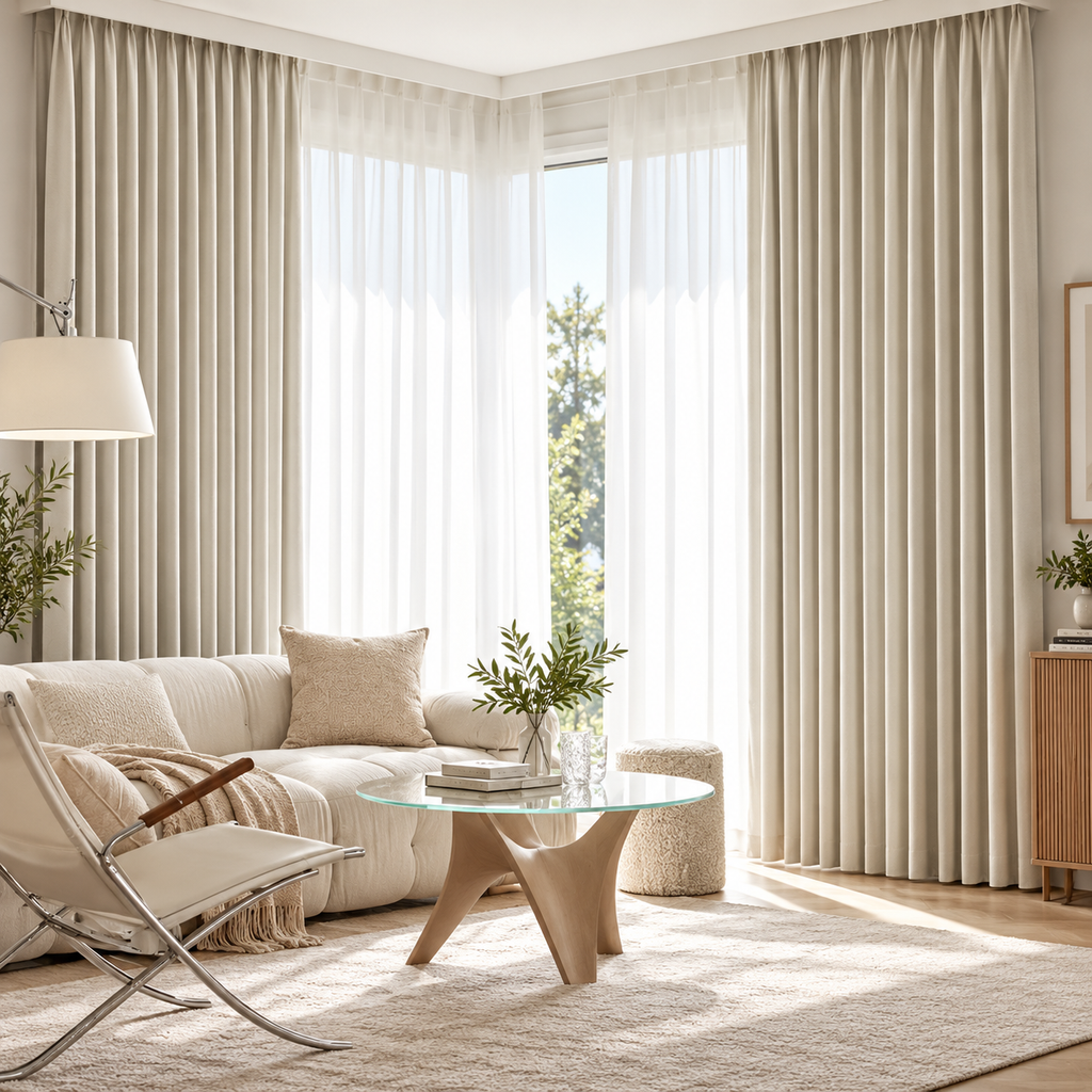 Blackout Curtains – Thermal Insulated Modern Drapes for Bedroom & Living Room