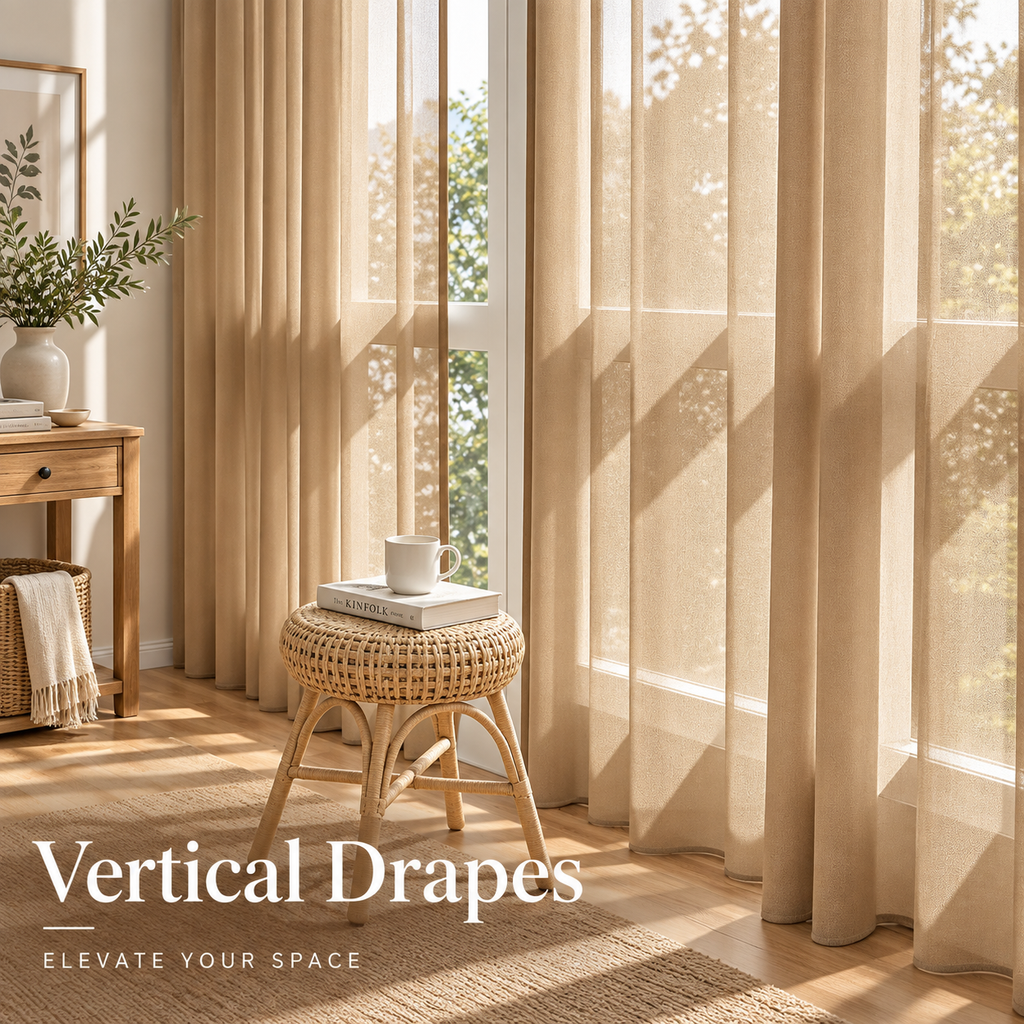 Solid Light Filtering Sheer Curtains – Soft French Style Window Drapes